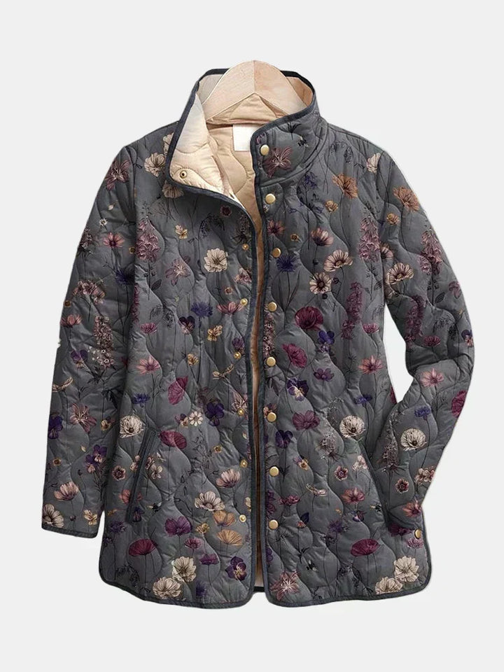 Verity | Dried Flower Quilted Jacket