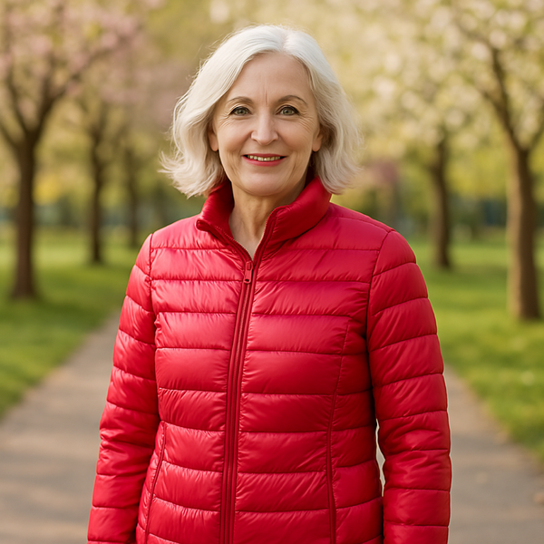 TRANSITION PADDED JACKET | RED