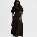 Andrea | Pleated Maxi Dress