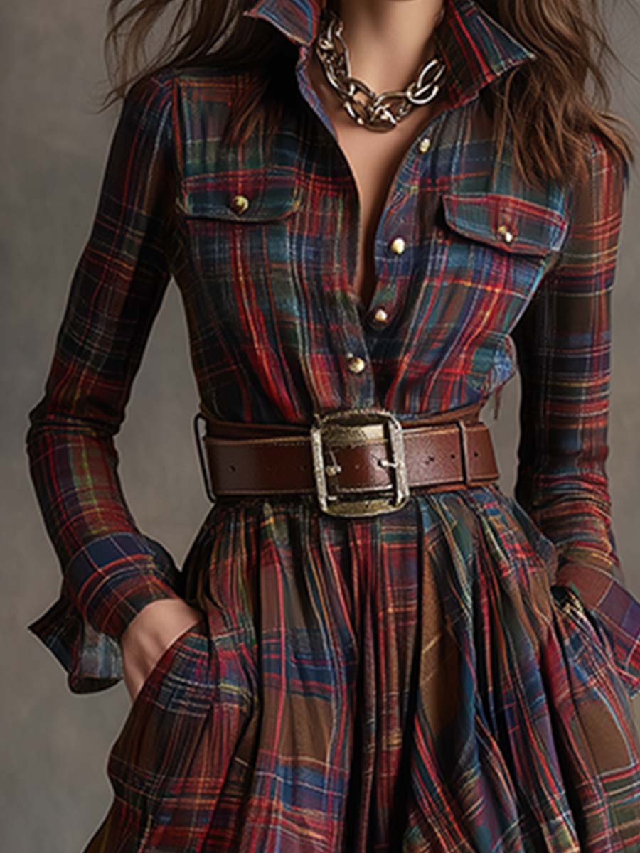 Mandy | Belted Shirt Dress