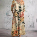 Tiara | Graceful Floral Kaftan Dress