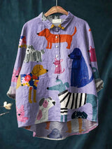 Emma | Colourful Pups Shirt