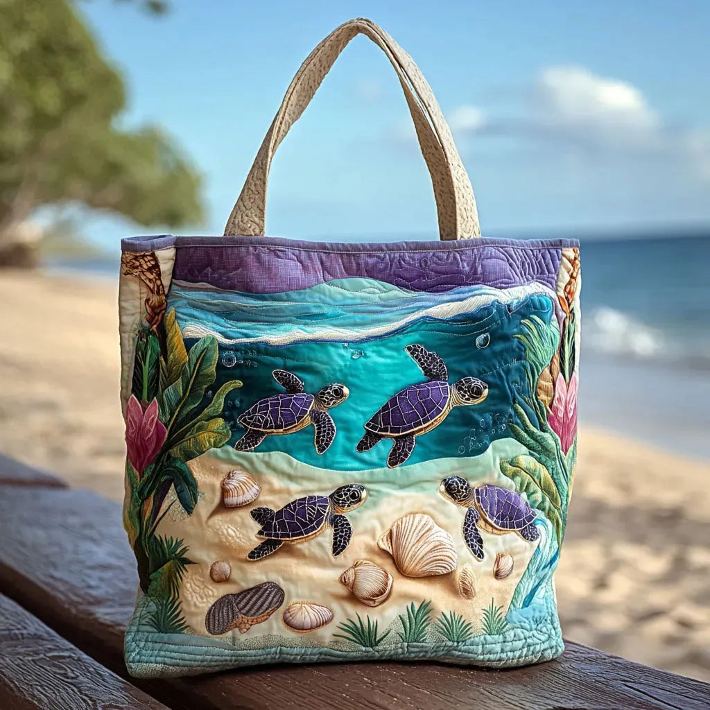Handcrafted Tote Bag - Essence of the Lagoon