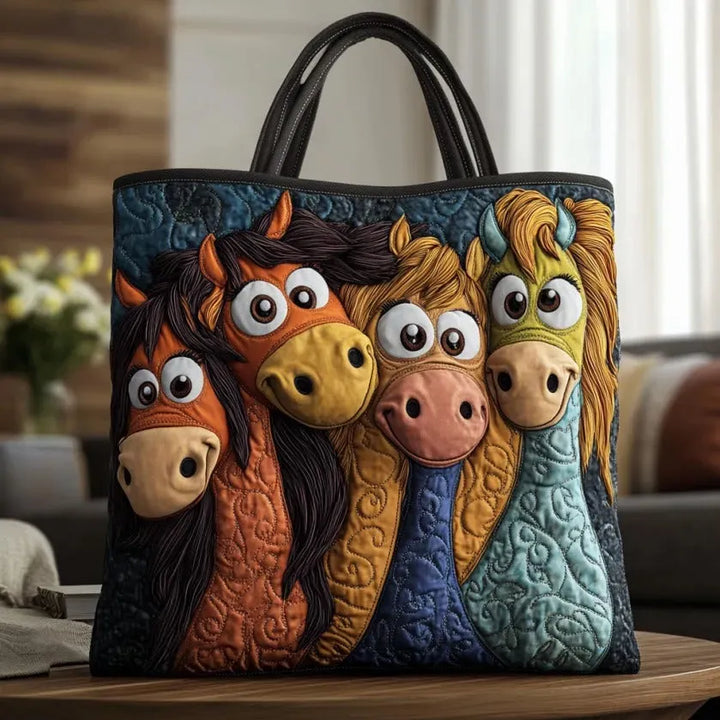 Handcrafted Bag - Whimsical Ponies