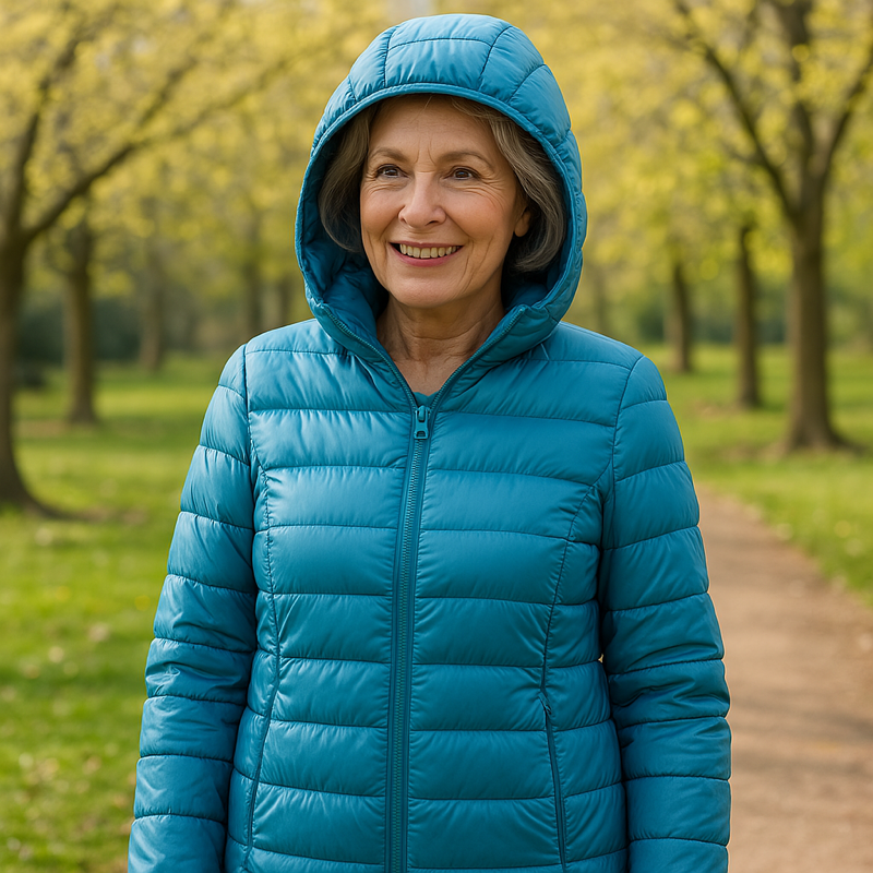 TRANSITIONAL PUFFED JACKET | OCEAN BLUE