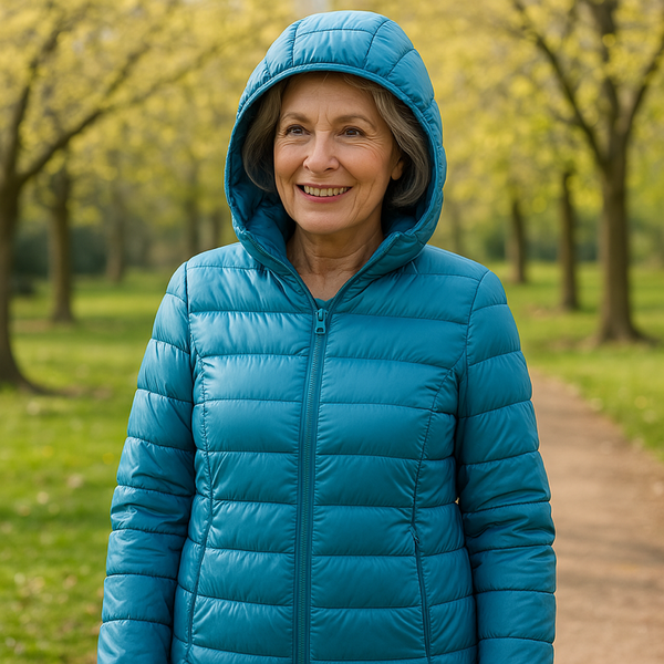 TRANSITIONAL PUFFED JACKET | OCEAN BLUE
