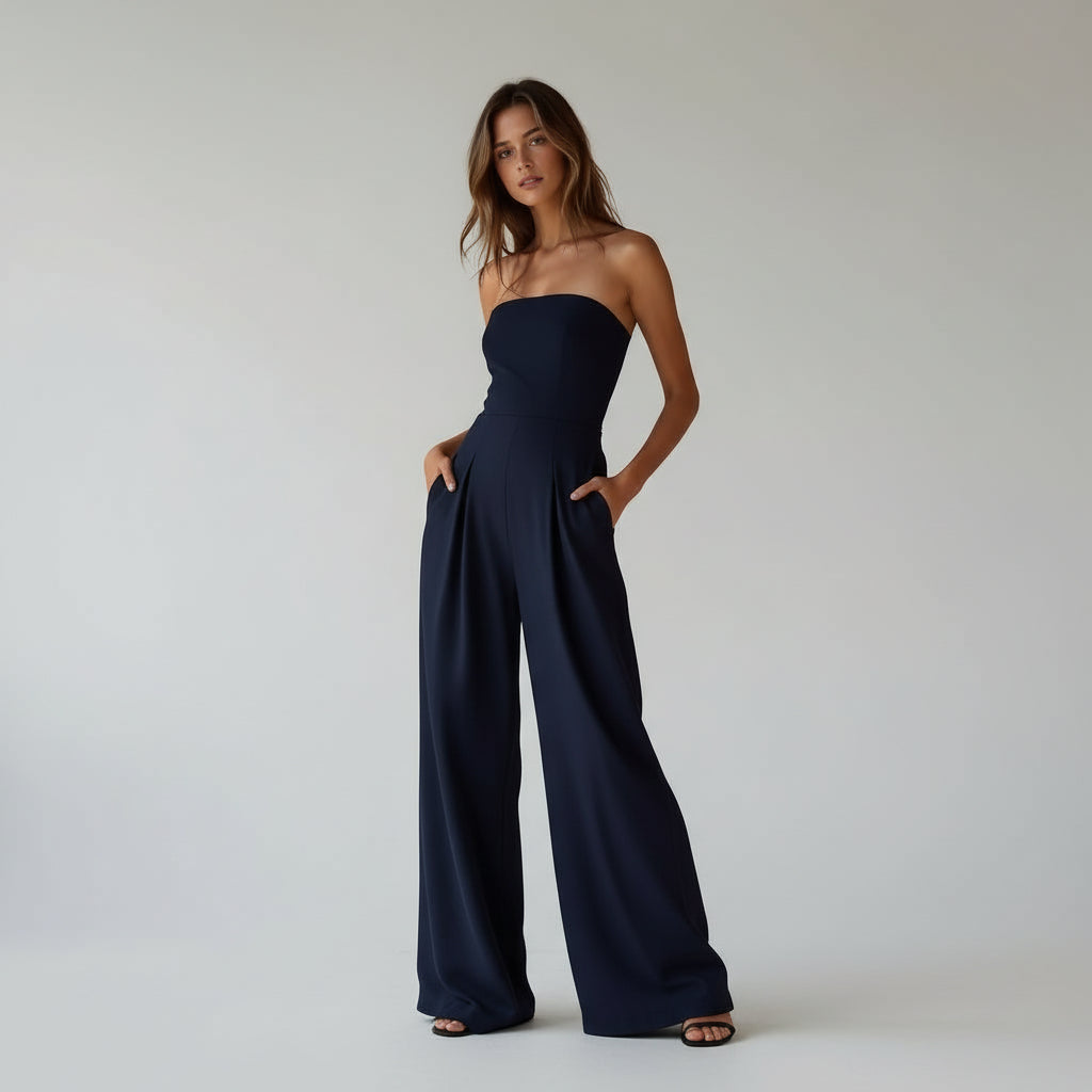 Alba Marina | Strapless Jumpsuit