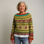Caitlin | Vintage Fair Isle Jumper