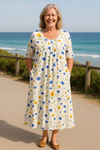 Ivryrose | Dress - Elegant Flow –Tummy-friendly design