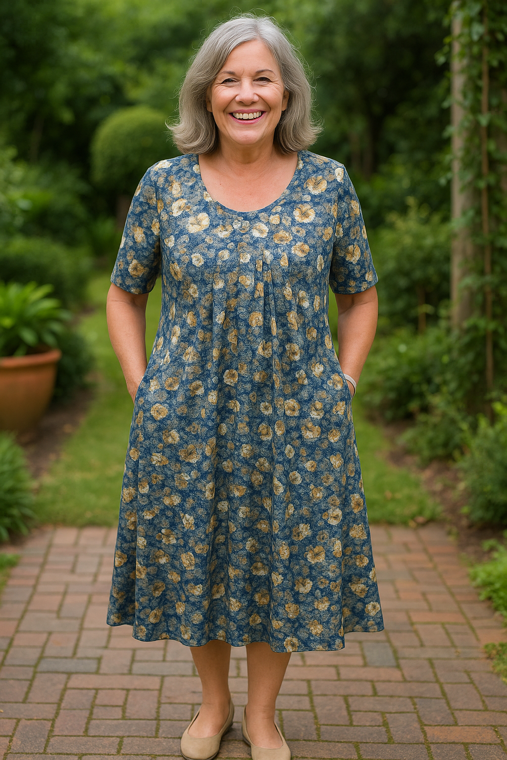 Ivryrose | Dress - Elegant Flow –Tummy-friendly design