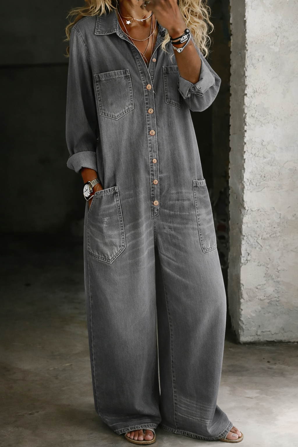 Lena | Casual Dungaree