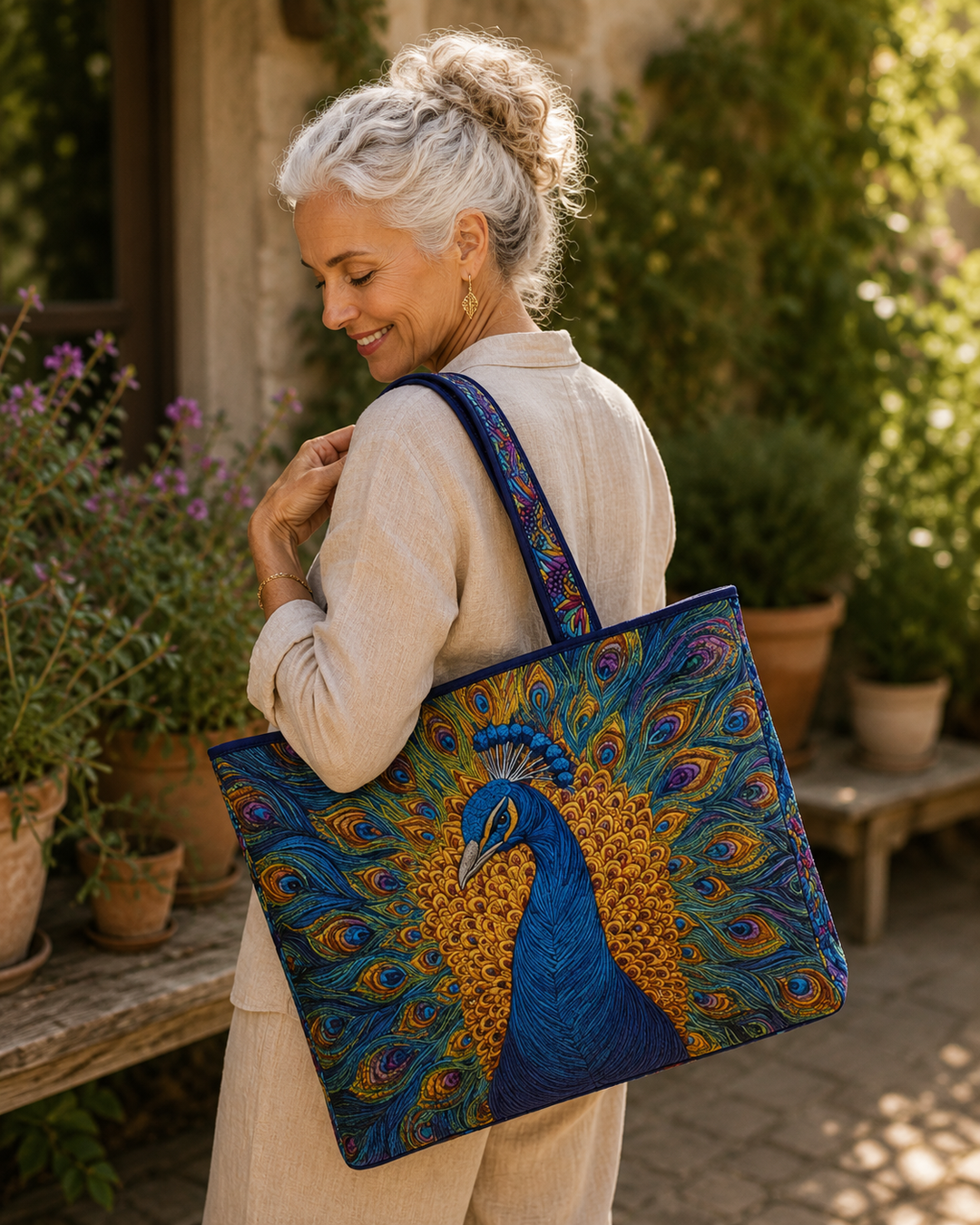 Royal Peacock Artisan Bag