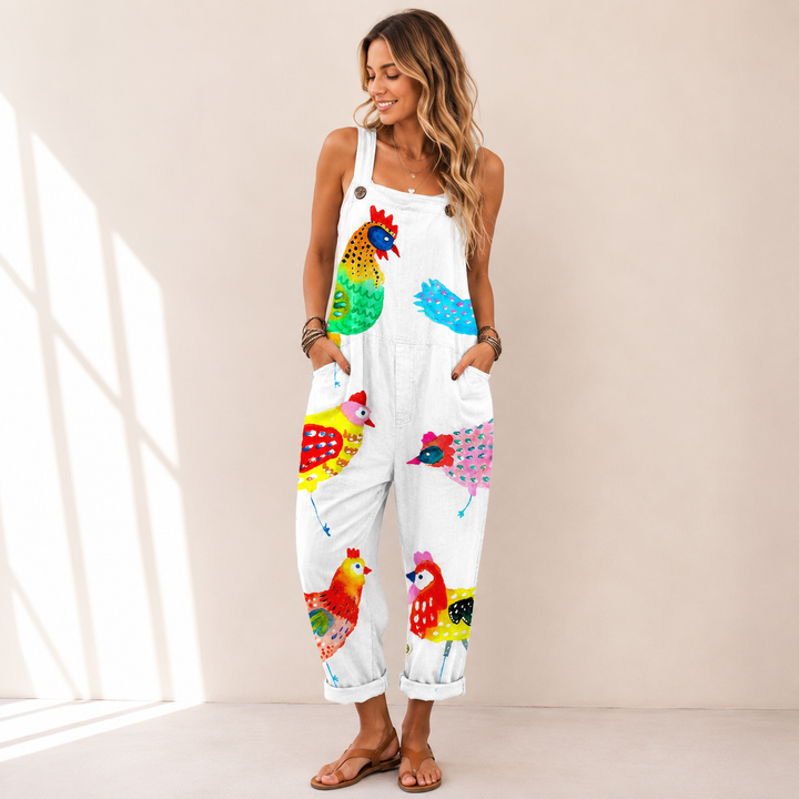Barnyard Bloom Dungarees