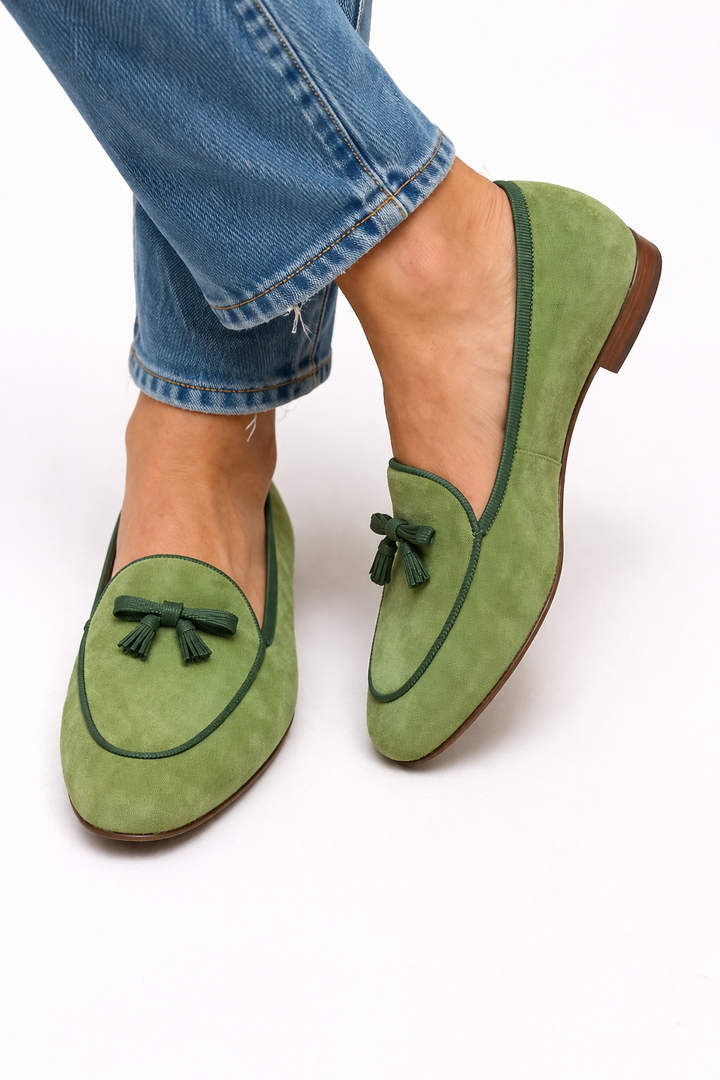 Geneviève - Elegant Flat Shoes with Bow