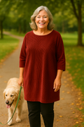 Marley| Soft Cord Tunic – Effortless Comfort, Quiet Elegance