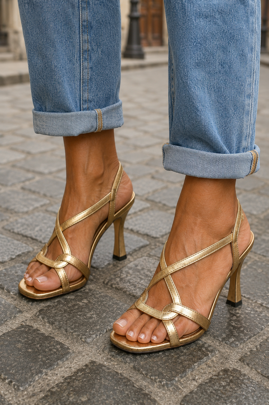 CAPRI | GOLDEN SANDALS SUMMER CHARM