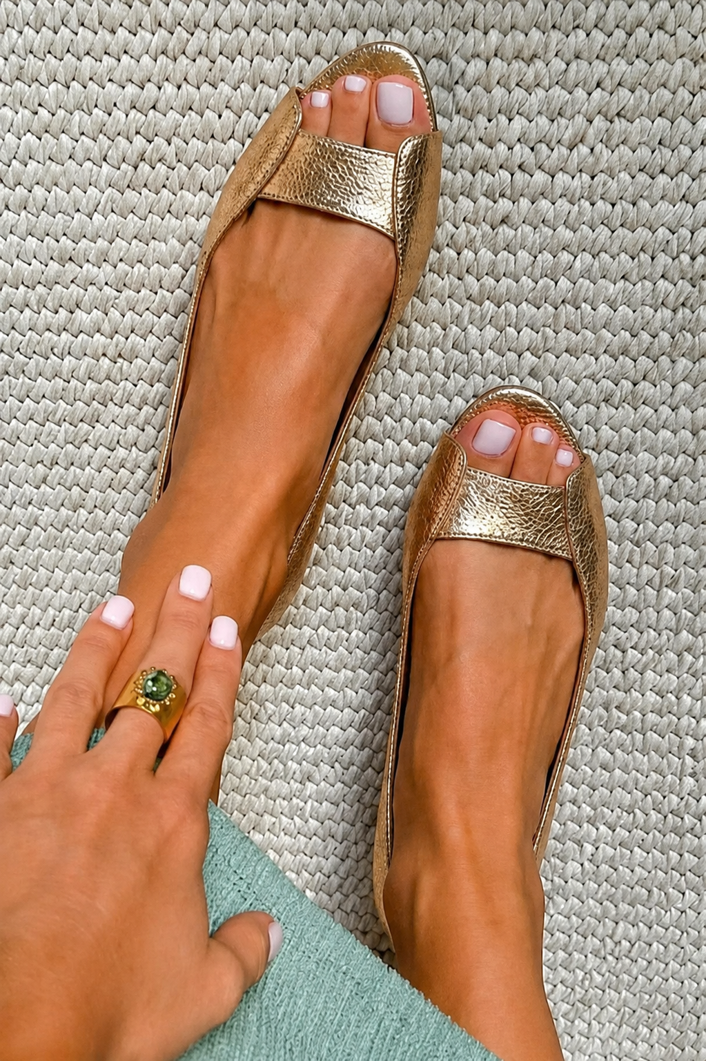TAORMINA | GOLDEN SANDALS CHIC COMFORT
