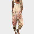 Comfortable Printed Dungarees