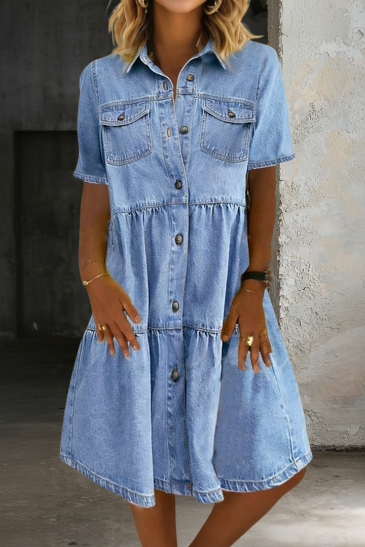 Sofia | Elegant Casual Denim Dress