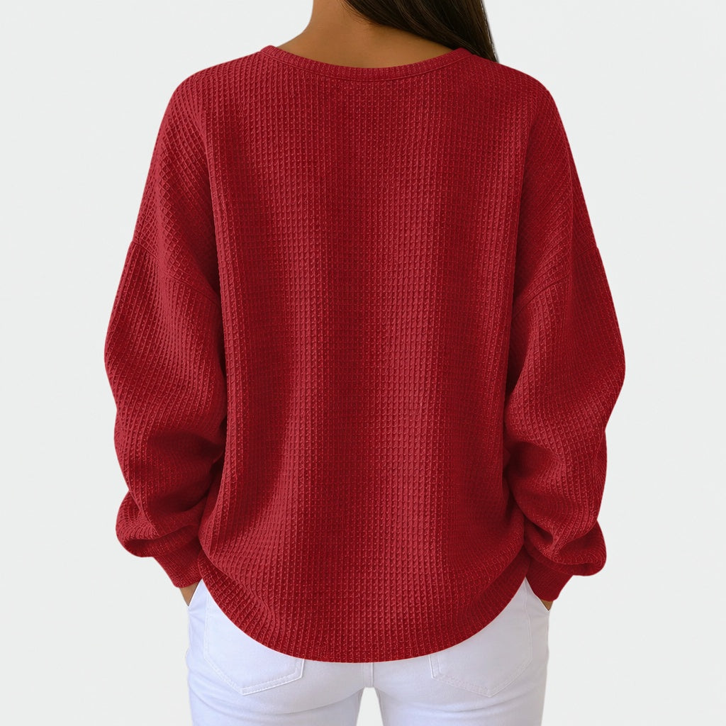 Elsie | Jumper in Soft Waffle Knit