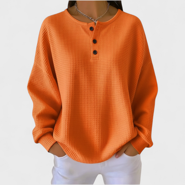 Hélène - Jumper in Soft Waffle Knit