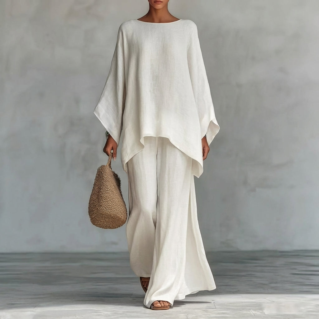 "Gilberte | Long-Sleeved Two-Piece Set"