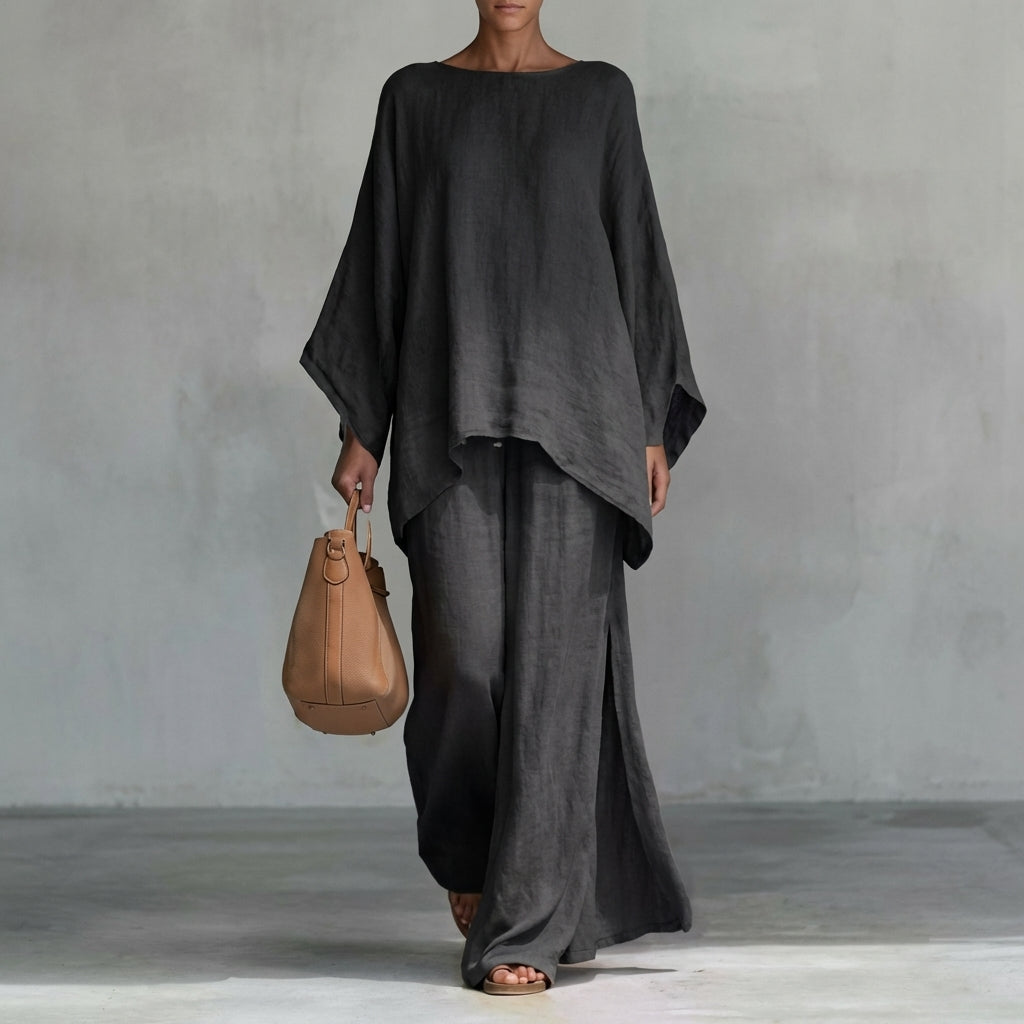 "Gilberte | Long-Sleeved Two-Piece Set"