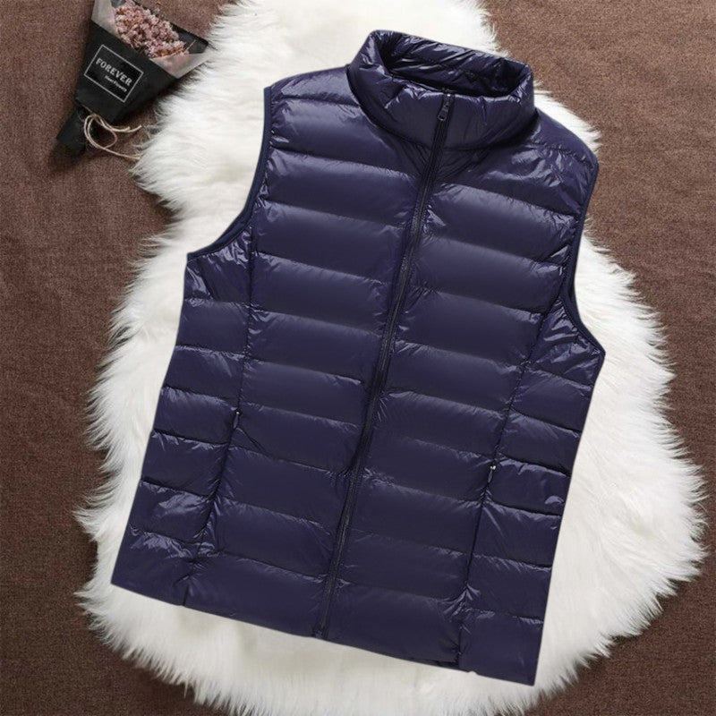 Isa Padded Gilet | Navy Blue