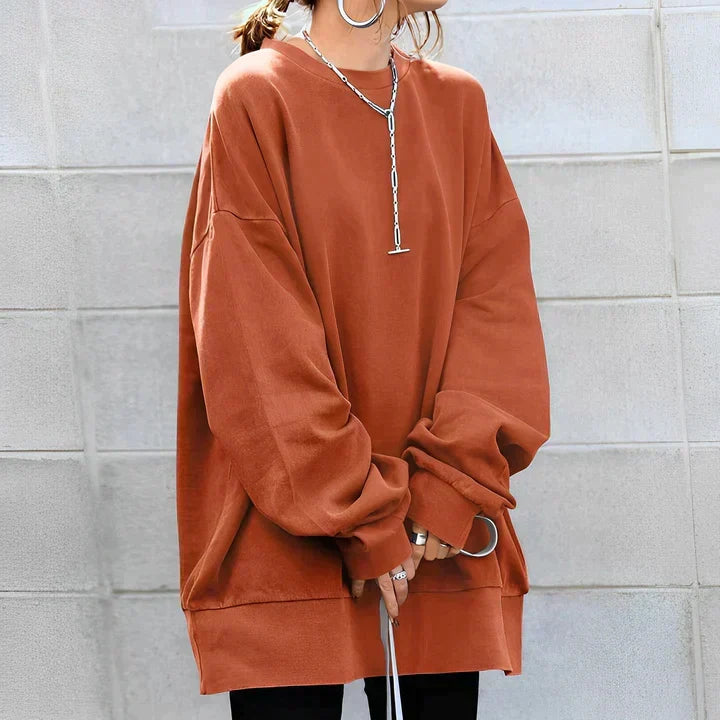 HELENA™ | WOMEN'S OVERSIZED TUNIC SWEATER WITH TUMMY COVERAGE