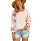 BAILEY™ | Lightweight Patchwork Batwing Top