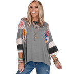 BAILEY™ | Lightweight Patchwork Batwing Top