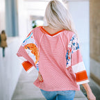 BAILEY™ | Lightweight Patchwork Batwing Top