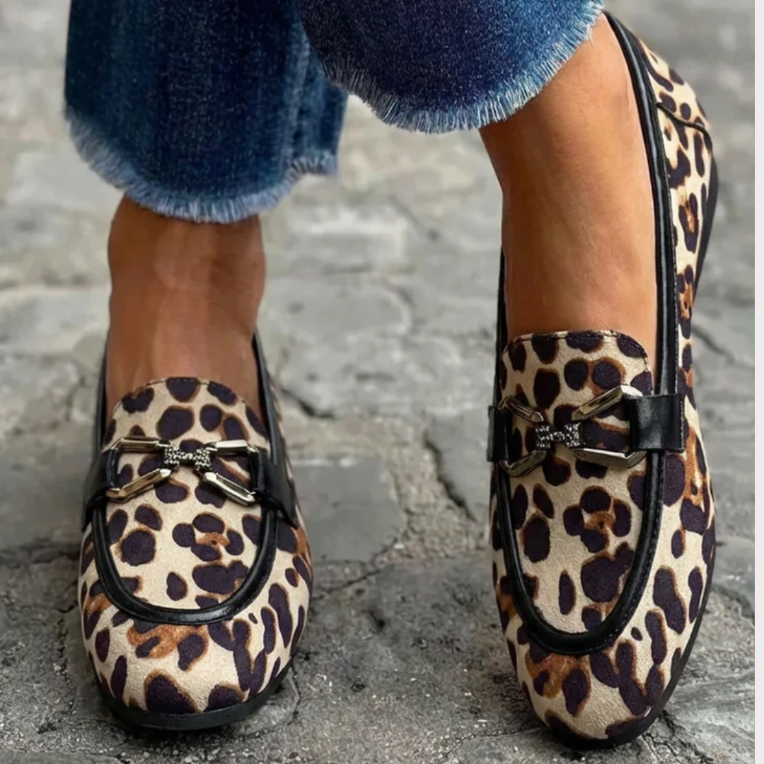 Geneva - Modern Leopard Moccasins
