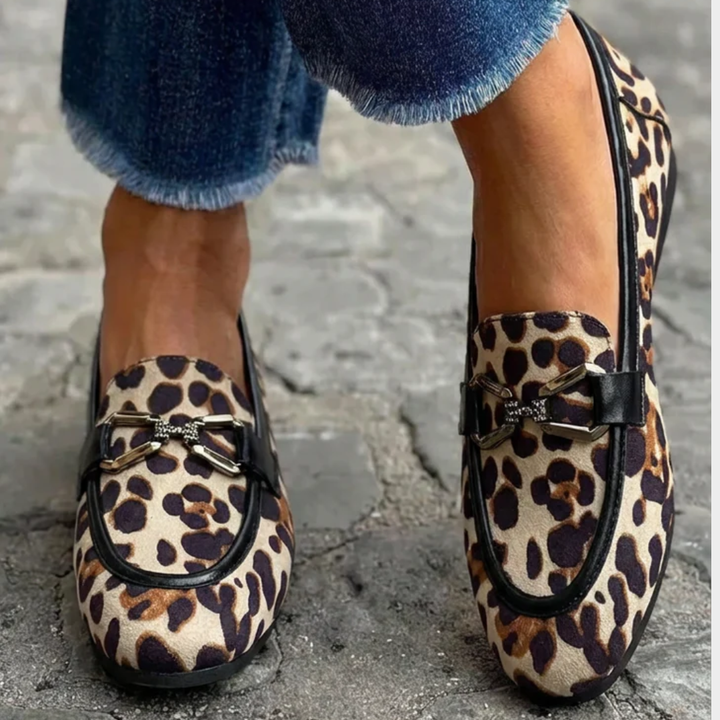 Geneva - Modern Leopard Moccasins