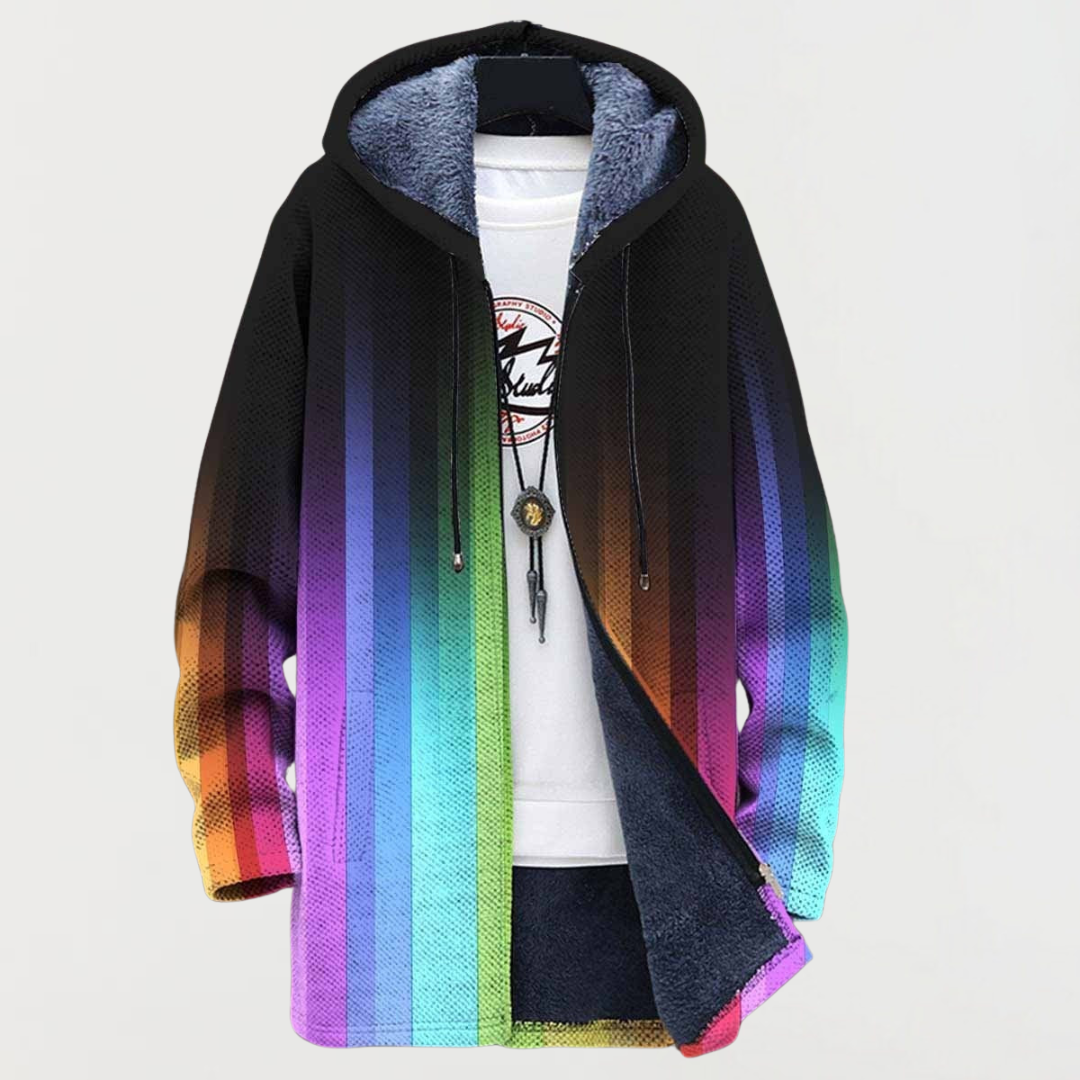 Imogen | Women's Striped Hooded Coat