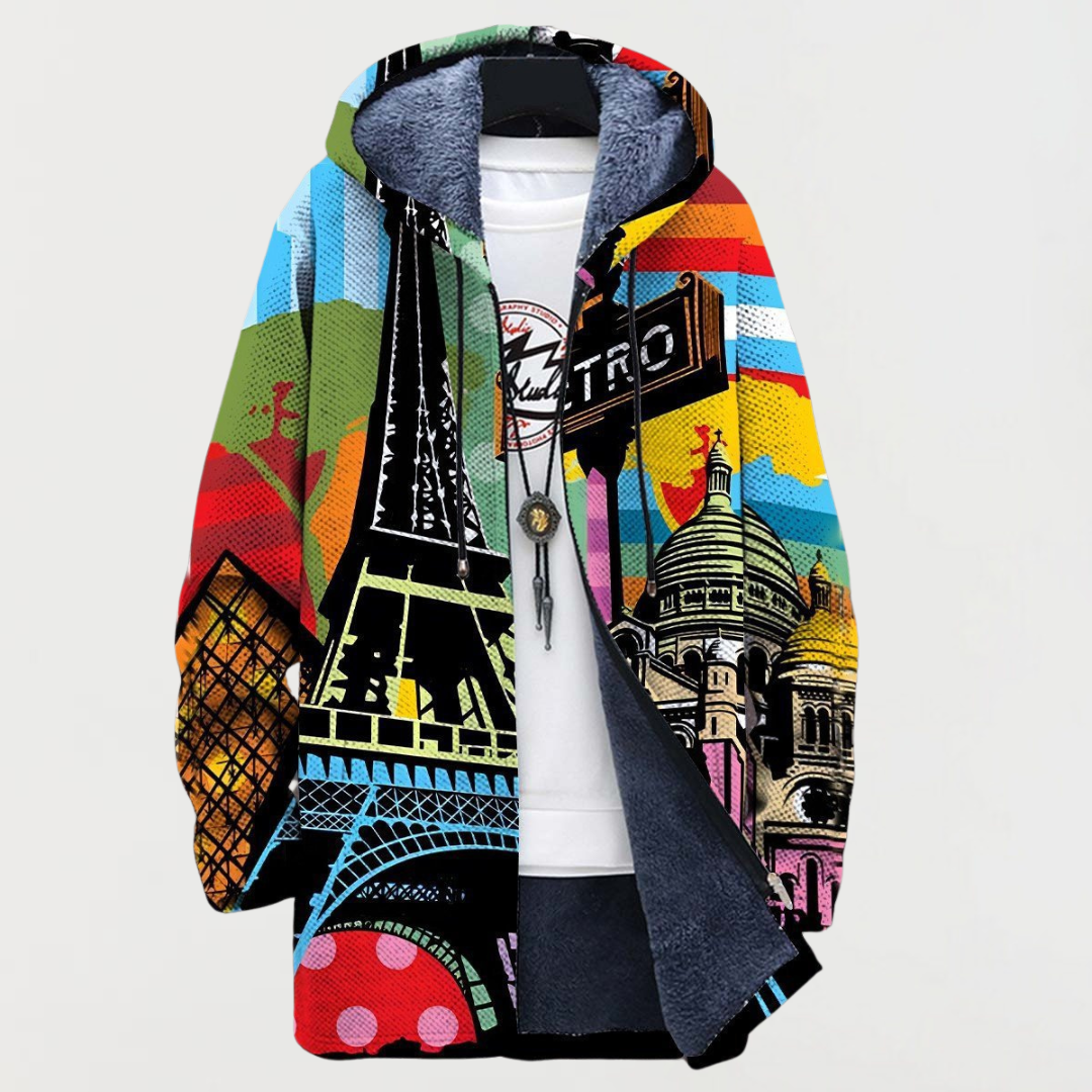 Margot | Women's Patterned Hooded Coat