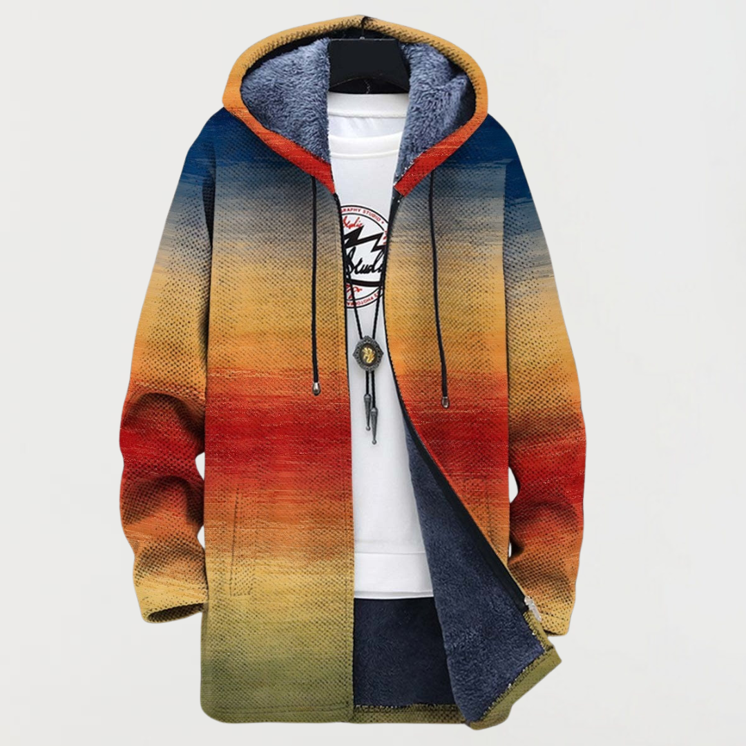 Phyllis | Women's Hooded Gradient Coat