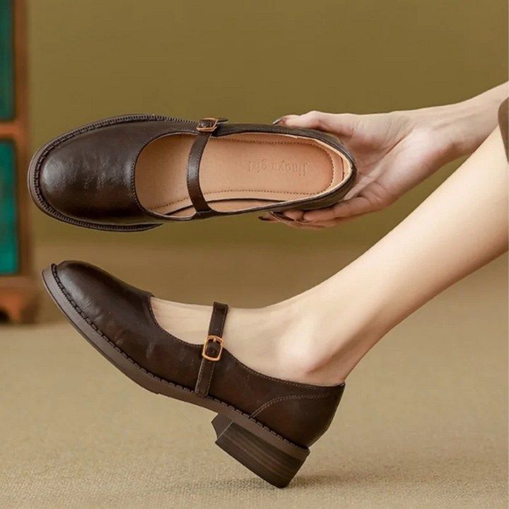 Manon | Classic and Comfortable Leather Mary Janes