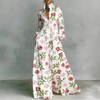 Lanna | Floral Button Maxi Dress