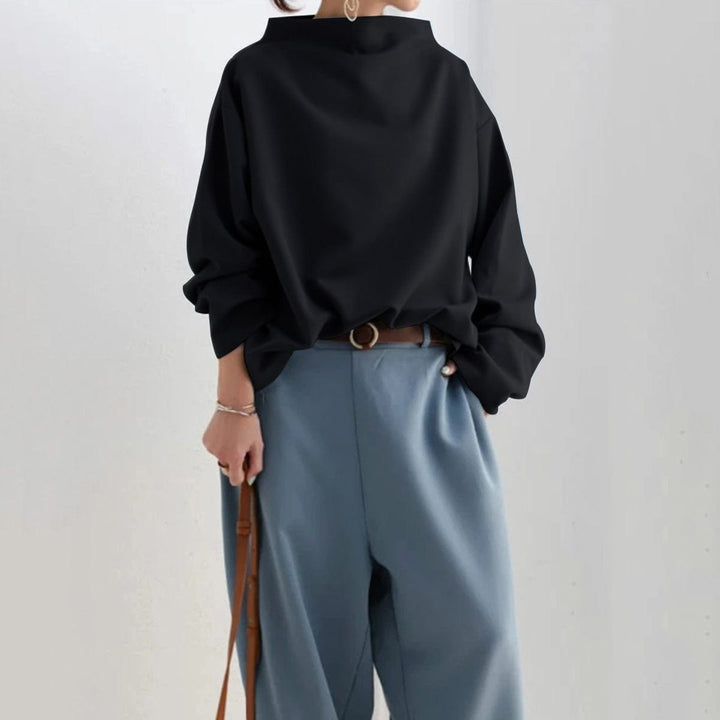 Elly | Warm Top with High Collar