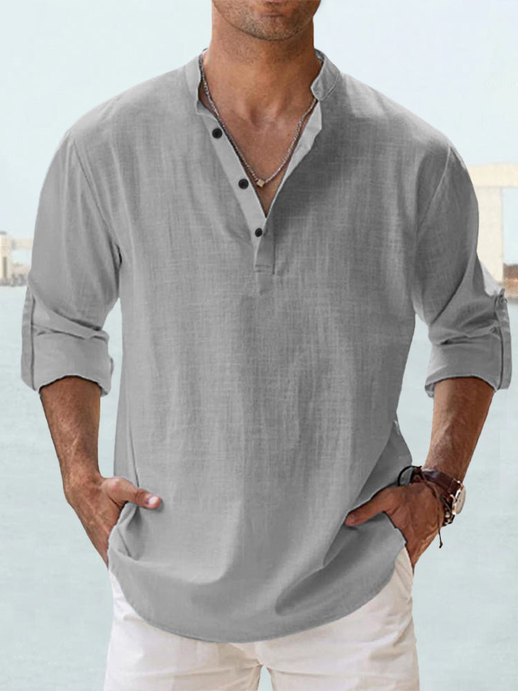 Arthur | The Collarless Shirt