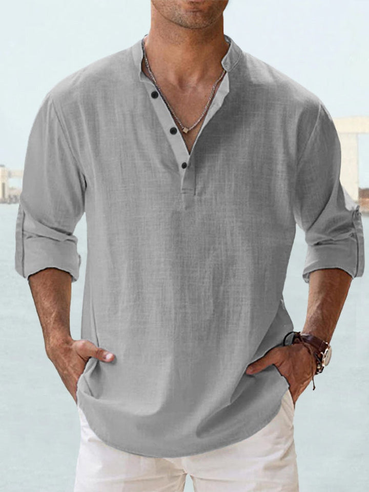 Arthur | The Collarless Shirt