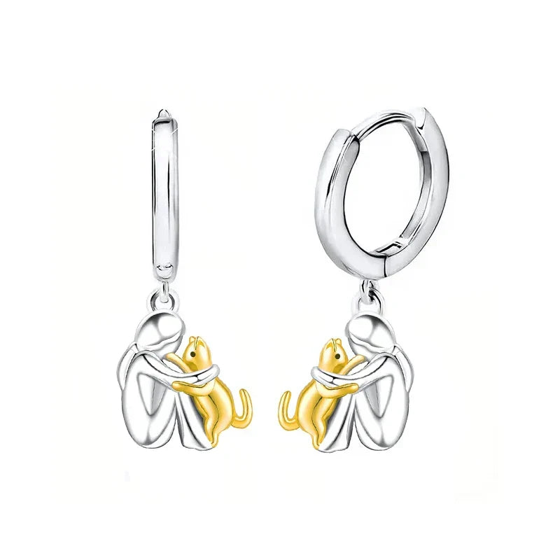 Marlow | Cat Embrace Earring (Round Closure)