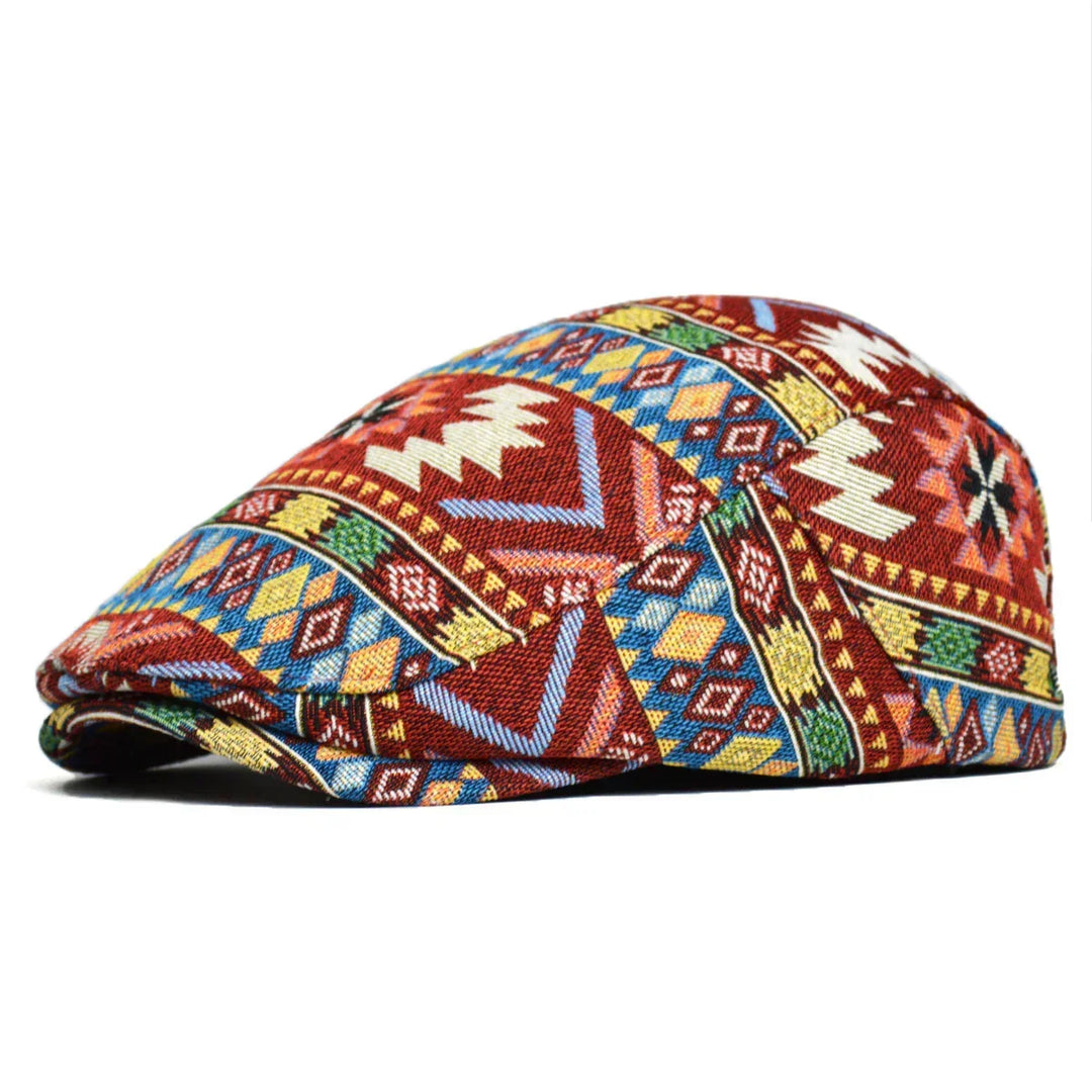 Reginald | Vintage Print Flat Cap