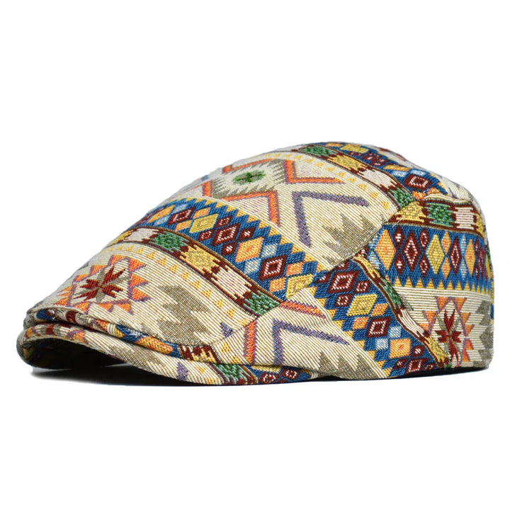 Reginald | Vintage Print Flat Cap