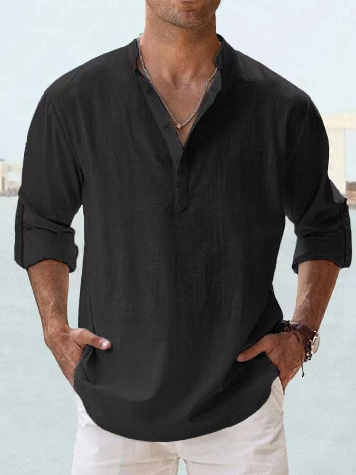 Arthur | The Collarless Shirt