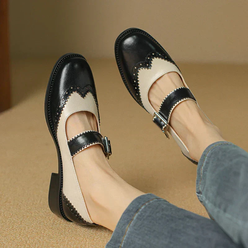 Mariska | Leather Mary Janes