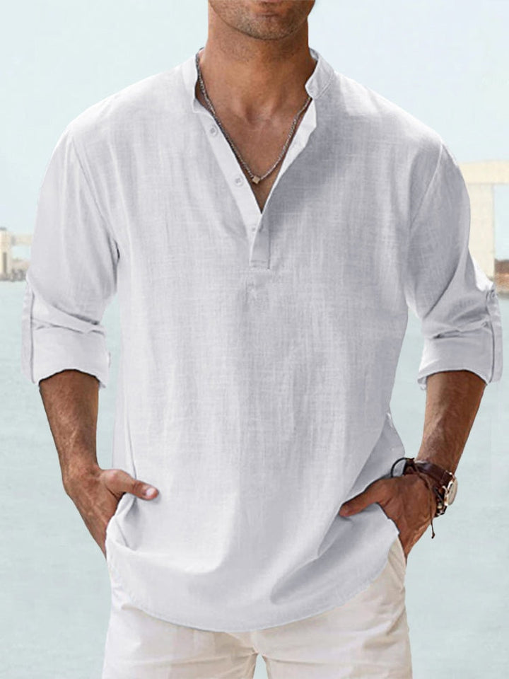 Arthur | The Collarless Shirt
