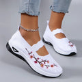 Fajon | Comfortable Floral Embroidered Trainers