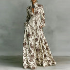 Lanna | Floral Button Maxi Dress